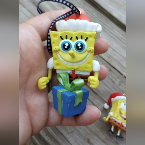 SpongeBob SquarePants set of 2 ornaments - Picture 2 of 6